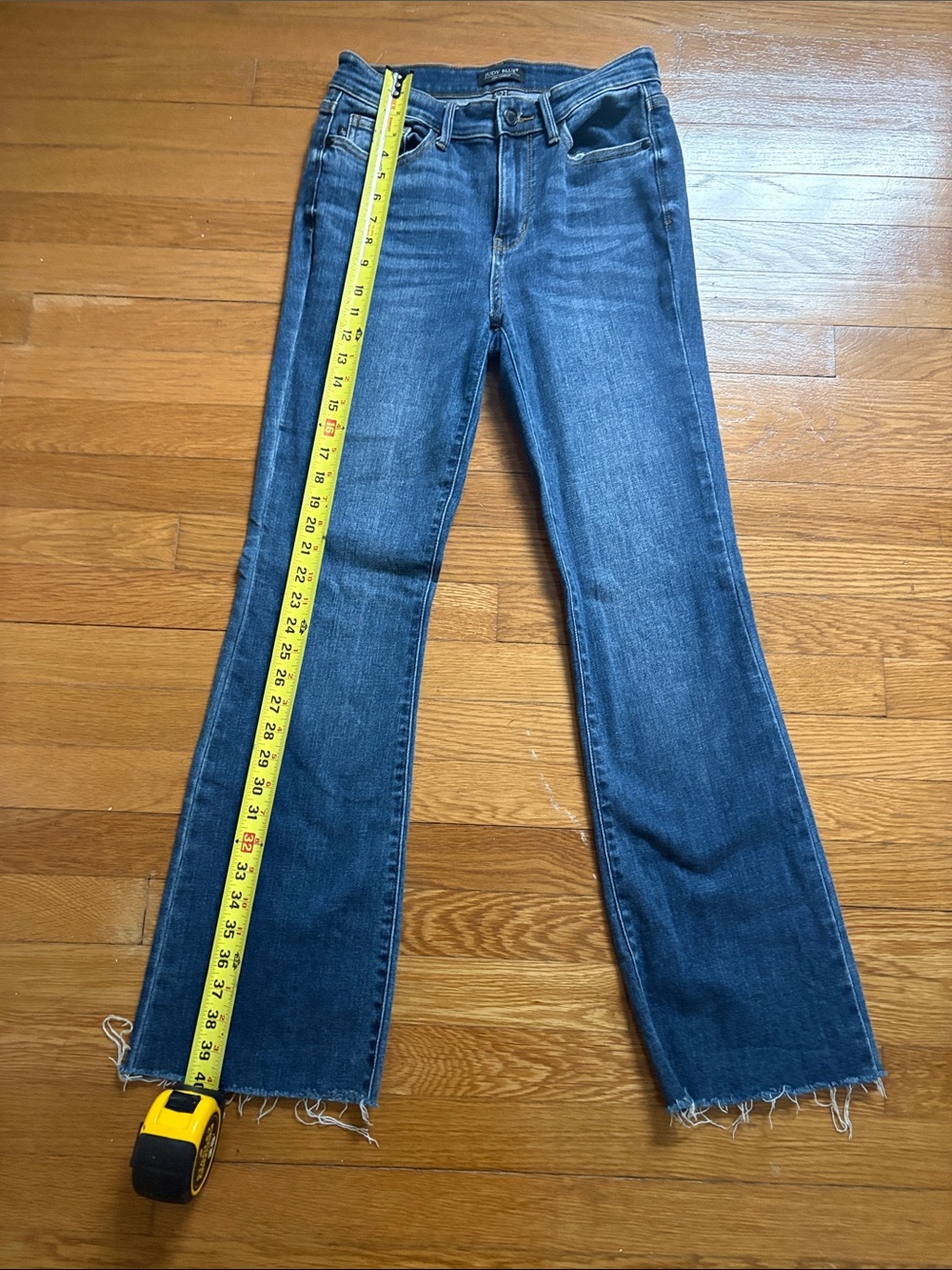 Judy Blue Dark Blue Flare Jeans - Picture 4 of 6